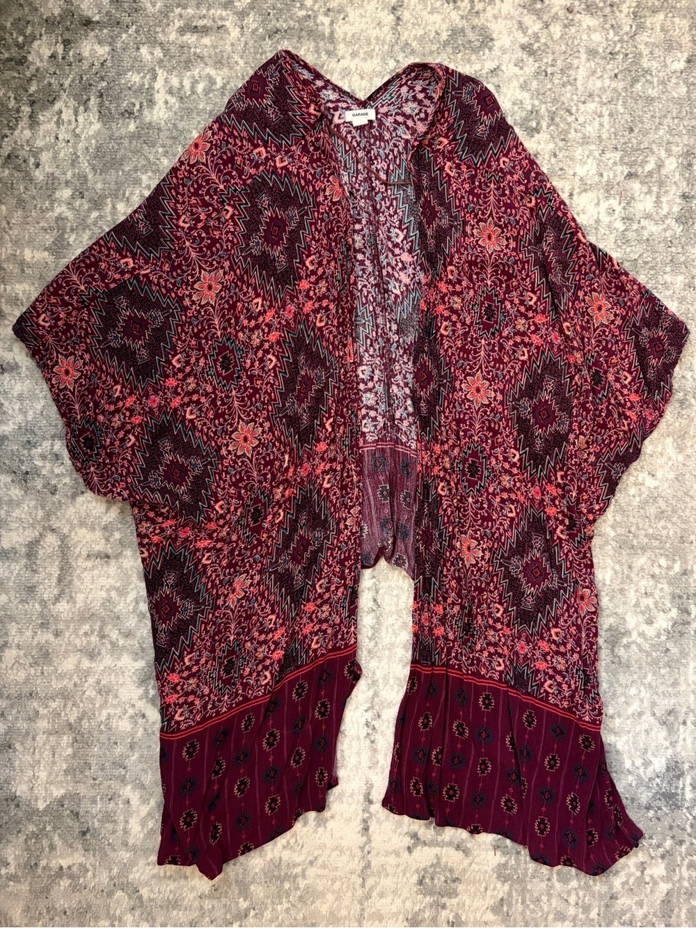 Garage beach cover up | kimono | cardigan